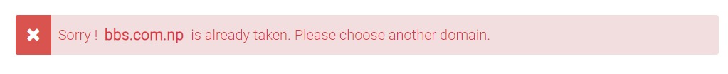 error message